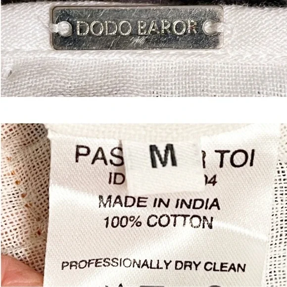 Dodo Bar Or Striped Pom Pom Maxi Dress Multi‎ Color Medium Boho Festival NEW - Picture 3 of 12